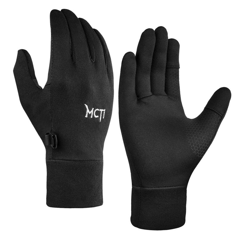 MCTi Glove Liner Touch Screen Lightweight for Winter Running Texting - Image 1